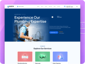 Beautifully Designed Sites for Plumbers