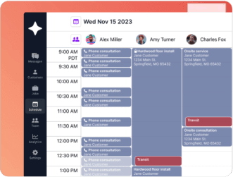 Master Calendar View for Job Scheduling